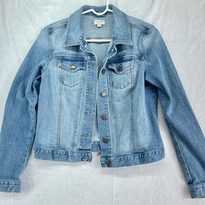 LOFT Medium Wash Denim Jacket Size Women’s Small
